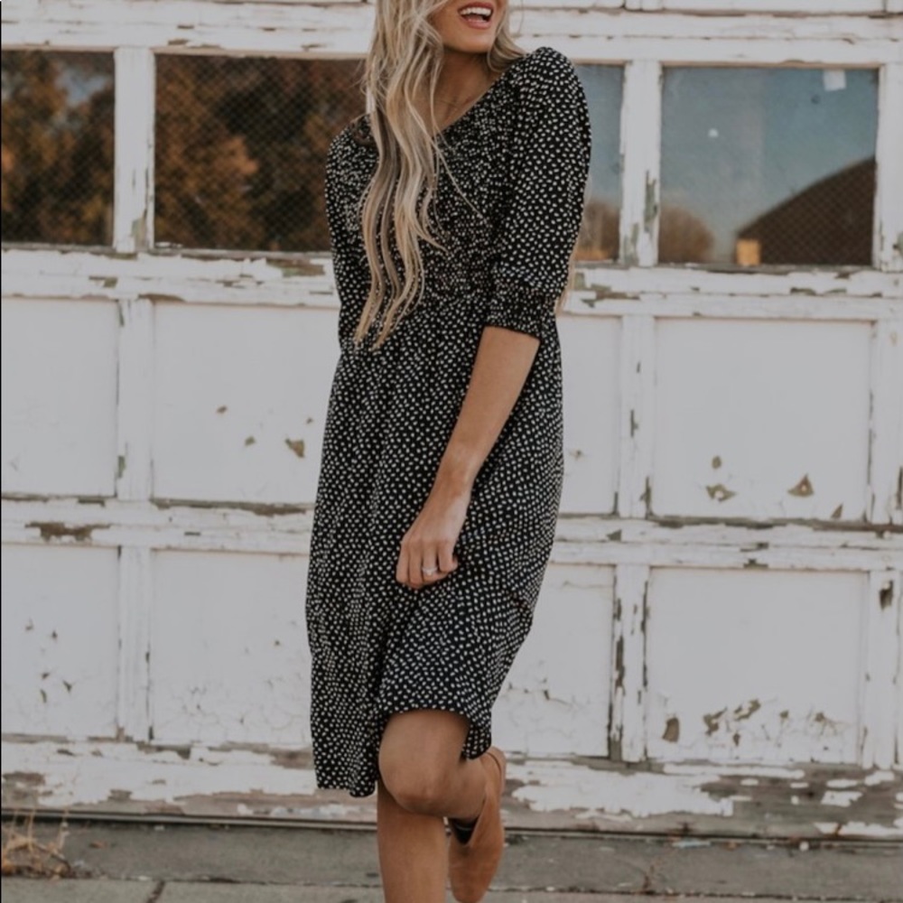 Roolee Adella Print Midi Dress
